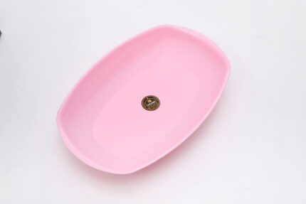 Serving oval plate